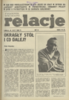 Relacje : tygodnik wschodni. 1989, nr 14 (20-26 kwiecień)