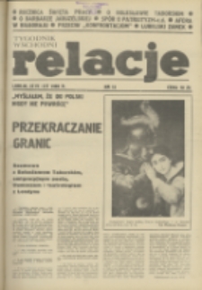 Relacje : tygodnik wschodni. 1989, nr 15 (27 kwiecień-5 maj)
