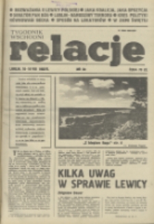 Relacje : tygodnik wschodni. 1989, nr 30 (10-16 sierpień)
