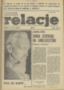 Relacje : tygodnik wschodni. 1989, nr 35 (14-20 wrzesień)