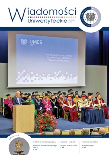 Wiadomości Uniwersyteckie R. 25, nr 9=218 (listopad 2015)