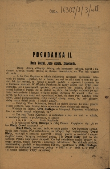 Historja Polski w 28 pogadankach : dla podoficerów i szeregowych Wojska Polskiego ze szczególnemi uwzględnieniami historji wojen i historji wojskowości polskiej / Władysław Nawrocki. 2-3 (1920)