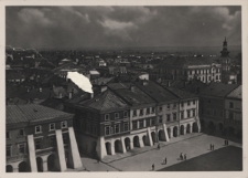 Zamość (woj. lubelskie). Widok z wieży ratuszowej na miasto