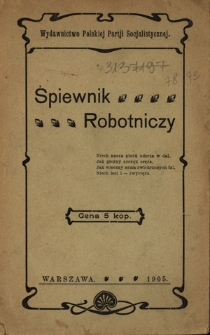 Śpiewnik robotniczy