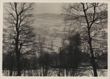 Wisła-Głębce na Śląsku. Zimowy motyw krajobrazowy