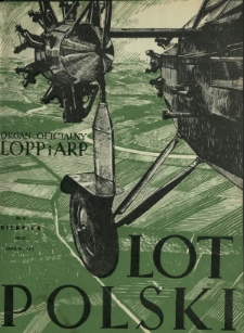 Lot Polski : organ Ligi Obrony Powietrznej i Przeciwgazowej oraz Aeroklubu Rzeczypospolitej Polskiej / pod red. Jerzego Witkowskiego. R. 8, nr 8=83 (sierpień 1930)