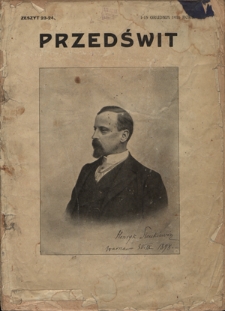 Przedświt. [R. 34], z. 23-24 (1-15 grudnia 1916)