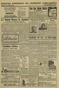 Express Lubelski i Wołyński R. 17 (1939). Dodatek Niedzielny do "Expressu Lubelskiego i Wołyńskiego" z dnia 14 maja 1939 r. [1]