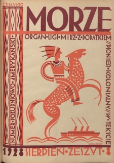 Morze : organ Ligi Morskiej i Rzecznej. - R. 5, nr 8 (sierpień 1928)