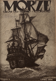 Morze : organ Ligi Morskiej i Kolonialnej - R. 11, nr 7 (lipiec 1934)
