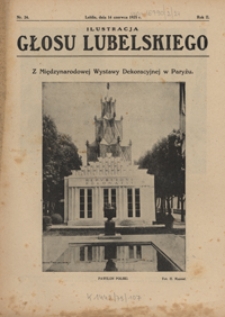 Ilustracja Głosu Lubelskiego R. 2, nr 24 (14 czerw. 1925)