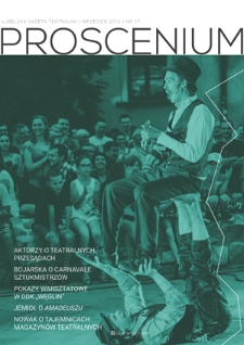Proscenium : lubelska gazeta teatralna. Nr 17 (wrzesień 2016)