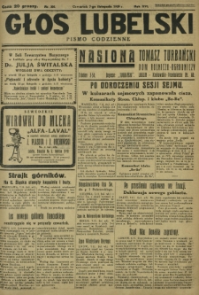 Głos Lubelski : pismo codzienne. R. 16, nr 305 (7 listopada 1929)