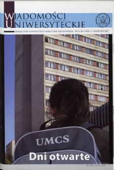 Wiadomości Uniwersyteckie R. 17, nr 3=136 (kwiecień 2007)