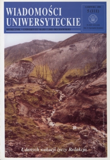 Wiadomości Uniwersyteckie R. 14, nr 5=111 (czerwiec 2004)