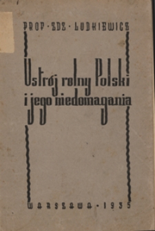 Ustrój rolny Polski i jego niedomagania