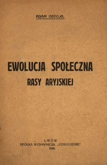 Ewolucja społeczna rasy aryjskiej