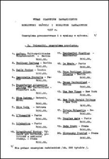 Biuletyn Biblioteki Uniwersytetu Marii Curie-Skłodowskiej w Lublinie. R. 5 (1957) - dodatek