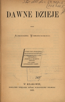 Dawne dzieje