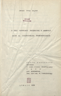 O roli topografii powierzchni w adsorpcji gaz&oacute;w na powierzchniach heterogenicznych