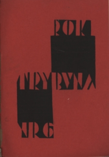 Trybuna : pismo młodej demokracji R. 1, nr 6 (1 czerw. 1932)