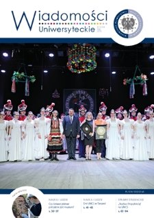 Wiadomości Uniwersyteckie / Uniwersytet Marii Curie-Skłodowskiej. 2018, nr 5=244 (maj)