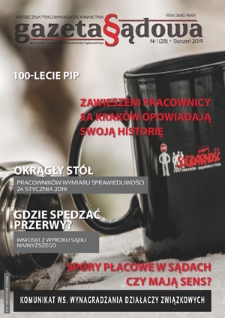 Gazeta Sądowa. 2019, nr 1 (styczeń)