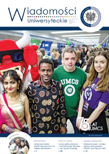 Wiadomości Uniwersyteckie / Uniwersytet Marii Curie-Skłodowskiej. 2019, nr 3/4=252/253 (marzec/kwiecień)