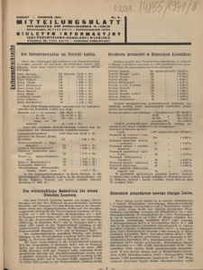 Mitteilungsblatt der Industrie und Handelskammer in Lublin = Biuletyn Informacyjny Izby Przemysłowo-Handlowej w Lublinie / herausgeber Paul Kritz Kommissarischer Leiter. - 1941, nr 8 (August)