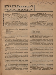 Mitteilungsblatt der Industrie und Handelskammer in Lublin = Biuletyn Informacyjny Izby Przemysłowo-Handlowej w Lublinie / herausgeber Paul Kritz Kommissarischer Leiter. - 1941, nr 11 (November)