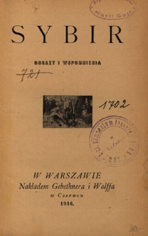 Sybir : obrazy i wspomnienia