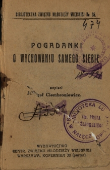 Pogadanki o wychowaniu samego siebie