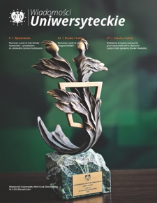 Wiadomości Uniwersyteckie / Uniwersytet Marii Curie-Skłodowskiej. 2021, nr 1=272 (styczeń)