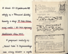 [Koncerty z okazji 45-lecia UMCS oraz 20-lecia Chóru, 2023.10.1989 r.]