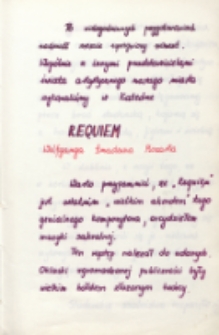 Requiem W. A. Mozarta : [koncert w Katedrze Lubelskiej]