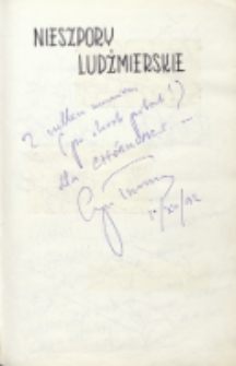 Nieszpory Ludźmierskie, [Archikatedra Lubelska, 10.12.1993 r.]