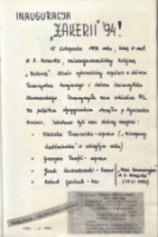 Żakeria '94 : Msza C-mol W.A. Mozarta, Archikatedra Lubelska, 15.11.1994 r.