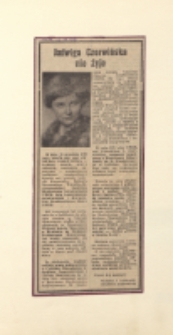 Jadwiga Czerwińska nie żyje, wrzesień 1980 r.