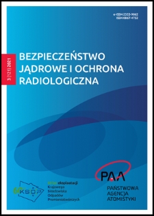 Bezpieczeństwo Jądrowe i Ochrona Radiologiczna.- 2021, nr 3=121