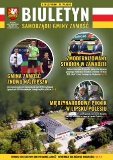 Biuletyn Samorządu Gminy Zamość nr 6=145 (lipiec/sierpień 2021)