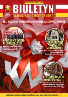 Biuletyn Samorządu Gminy Zamość nr 9=148 (listopad 2021)