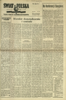 Świat i Polska : tygodnik poświęcony zagadnieniom międzynarodowym. R. 3, nr 34 (22 sierpnia 1948)