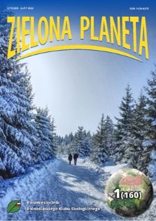 Zielona Planeta : dwumiesięcznik Okręgu Dolnośląskiego PKE, nr 1=160 (styczeń/luty 2022)