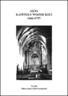 Acta Capituli Voyniciensis 1666-1757