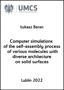 Computer simulations of the self-assembly process of various molecules with diverse architecture on solid surfaces