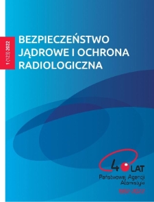 Bezpieczeństwo Jądrowe i Ochrona Radiologiczna : biuletyn informacyjny Państwowej Agencji Atomistyki. - 2022, nr 1=123