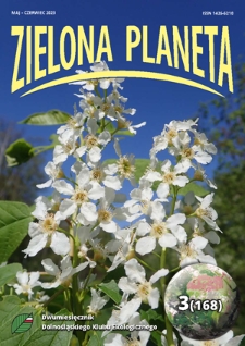 Zielona Planeta : dwumiesięcznik Okręgu Dolnośląskiego PKE / Okręg Dolnośląski Polskiego Klubu Ekologicznego.2023, 3=168