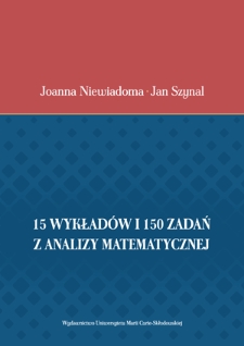 15 wykładów i 150 zadań z analizy matematycznej