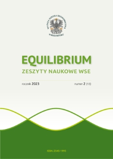 Equilibrium : zeszyty naukowe WSE 2023, nr 2=13