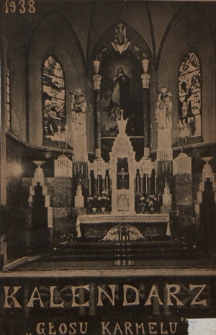 Kalendarz Głosu Karmelu na Rok 1938